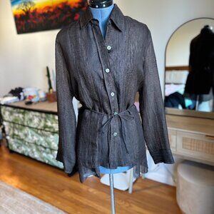 Semi-transparent Zara Overshirt - XS (oversized fit)